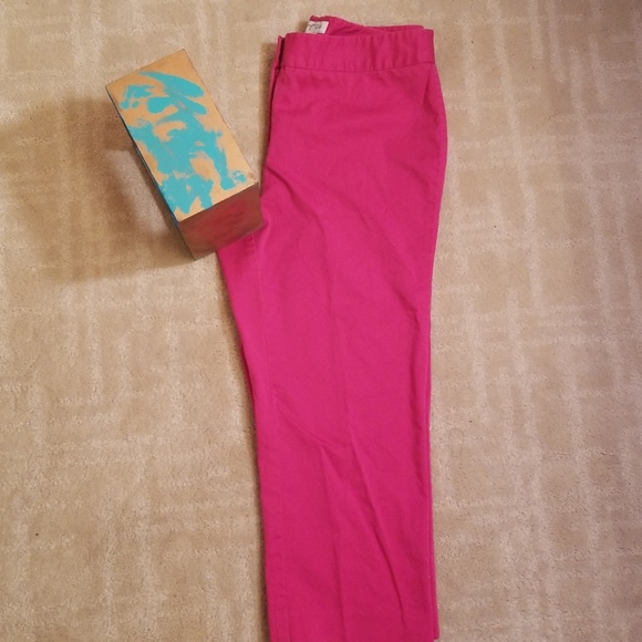Josephine Studio Pink Cropped Pants Sz 6 - Picture 2 of 3